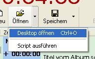 Auswahl Playliste laden