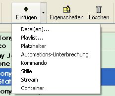 Auswahldialog
Element einfgen